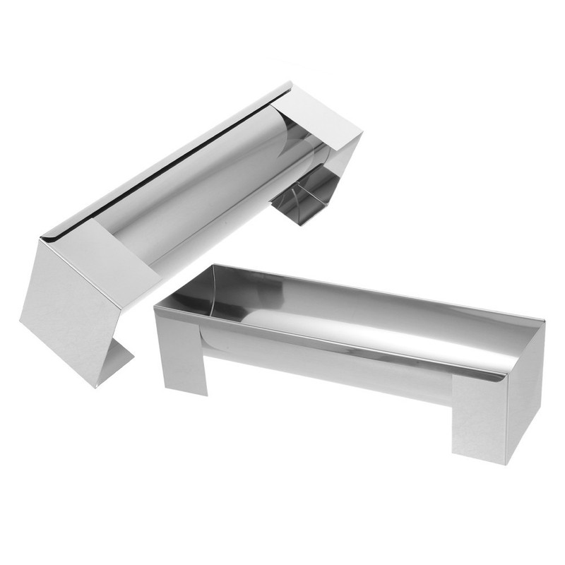 2 PCS Stainless Steel Cake Pan French Bread Baking Mold Dessert Loaf Homemade gallery