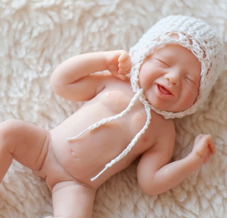 silicone baby doll making mold ,3D baby mold 0-86