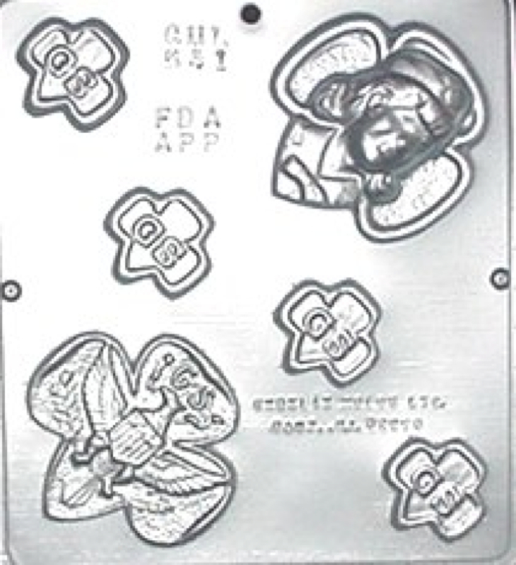Girl Scout Pieces Chocolate Candy Mold 541 NEW gallery