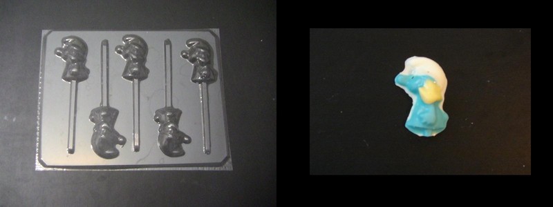 SMURFETTE SMURF Chocolate Soap Candy Gummy Mold