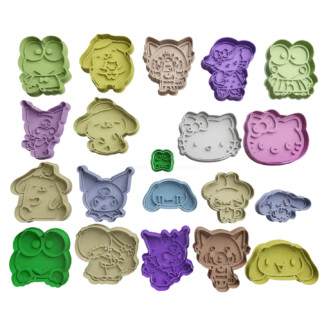 Set of 20 Sanrio Cookie Cutter