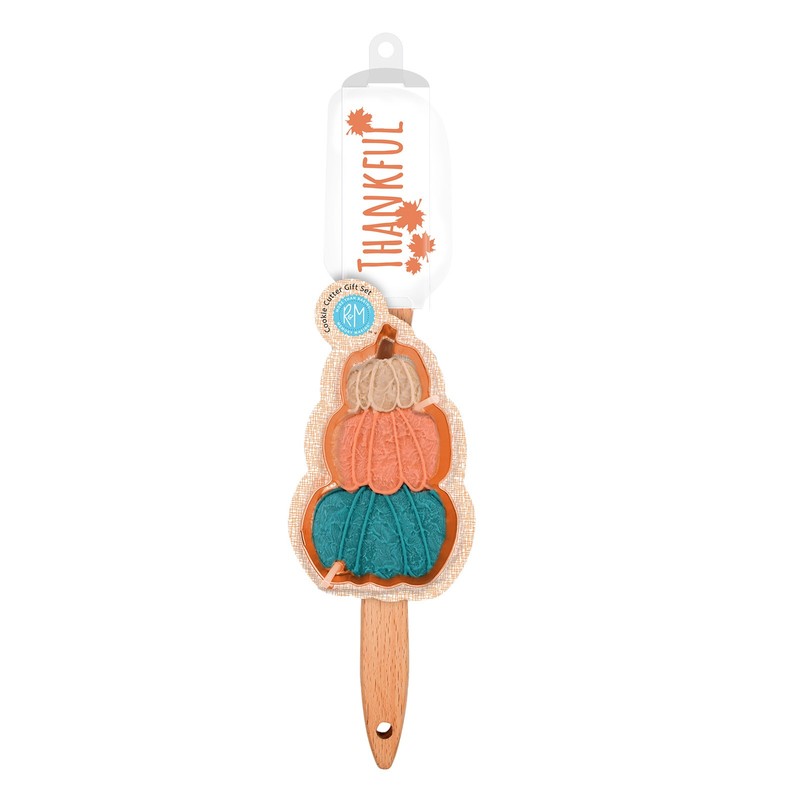 R&M International Thankful for Fall Spatula and Cookie Cutter Set