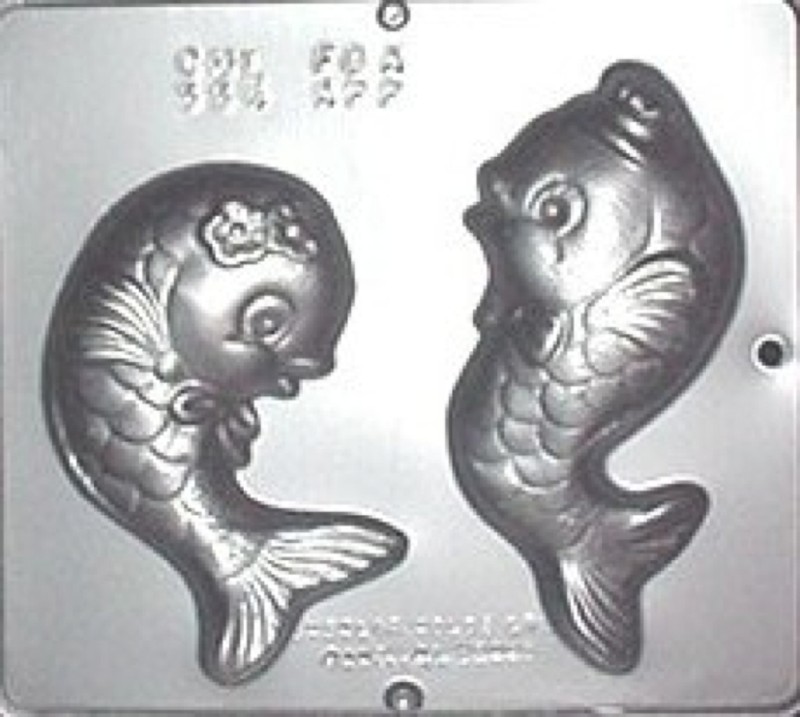 Happy Fish Chocolate Candy Mold 554 NEW gallery
