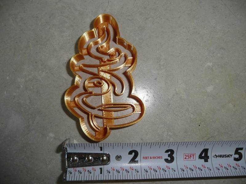 LOVE WORD CURSIVE LETTERS DETAILED COOKIE CUTTER MADE IN USA PR5057 gallery