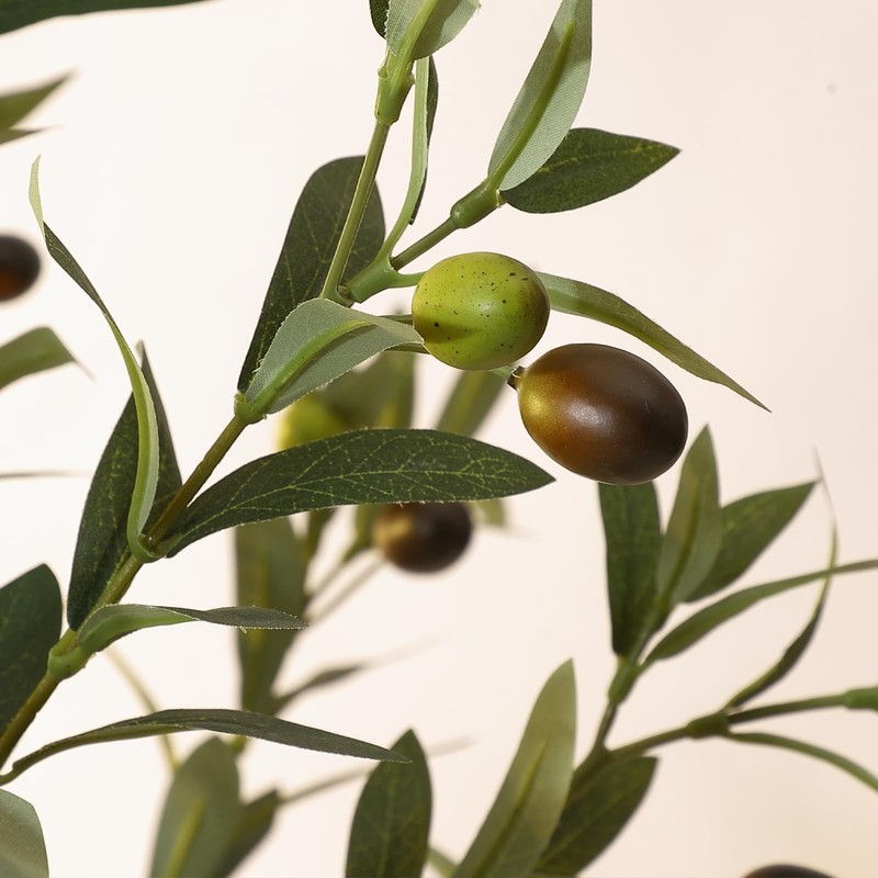 Gaomon Artificial Olive Tree 6Ft72In Tall Faux Olive Trees Silk Leaves For Home gallery