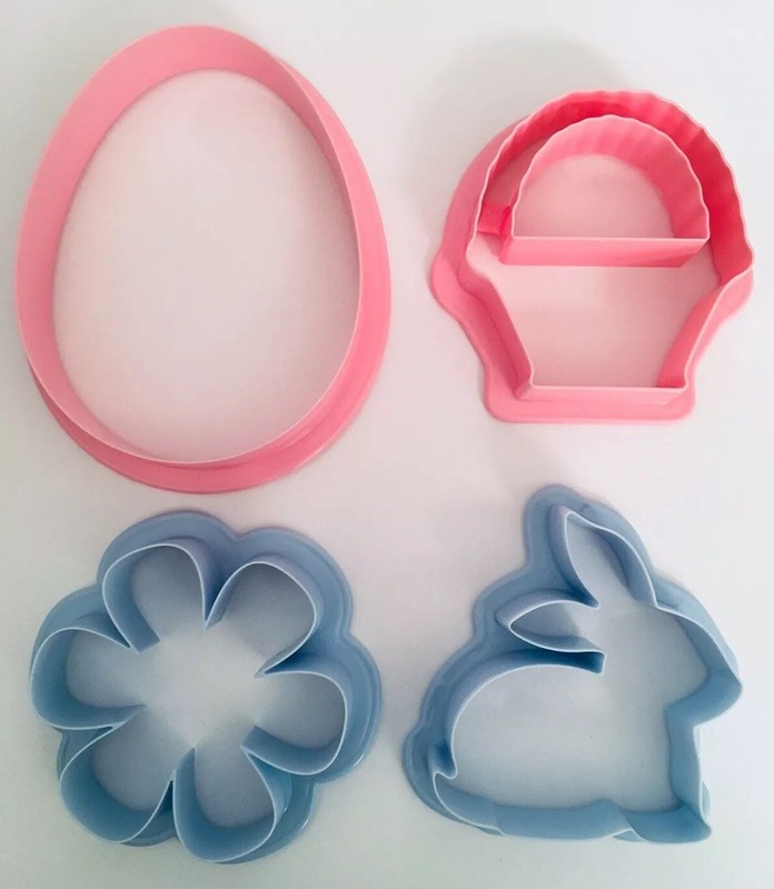 Williams-Sonoma STAMP & STYLE EASTER Cookie Cutters Egg Bunny Basket Flower gallery