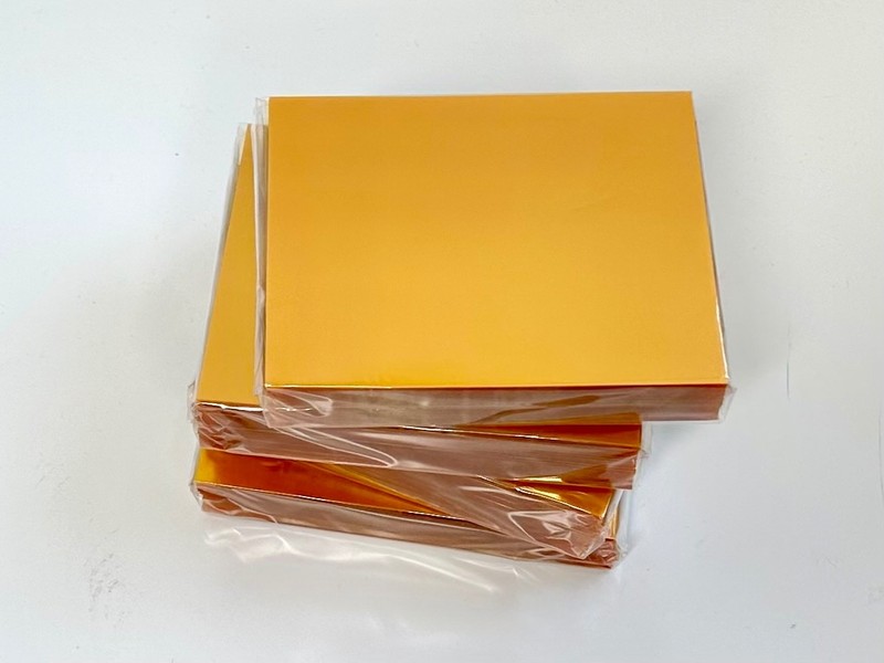 CANDY CARAMEL WRAPPERS, Transparent Color- Amber/Orange 4" x 5" - 1000 pkg.