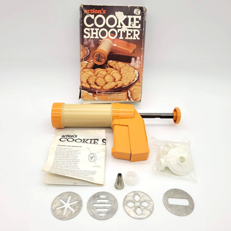 Action’s Vintage 1984 Cookie Shooter Press w/ Box