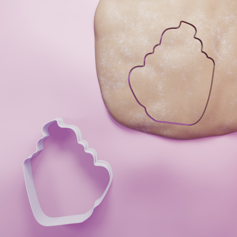 Coffee Mug with Cream Cookie Cutter