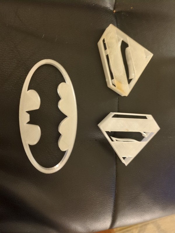 Superhéroe Cookie Cutter 3d Printer Batman Superman gallery