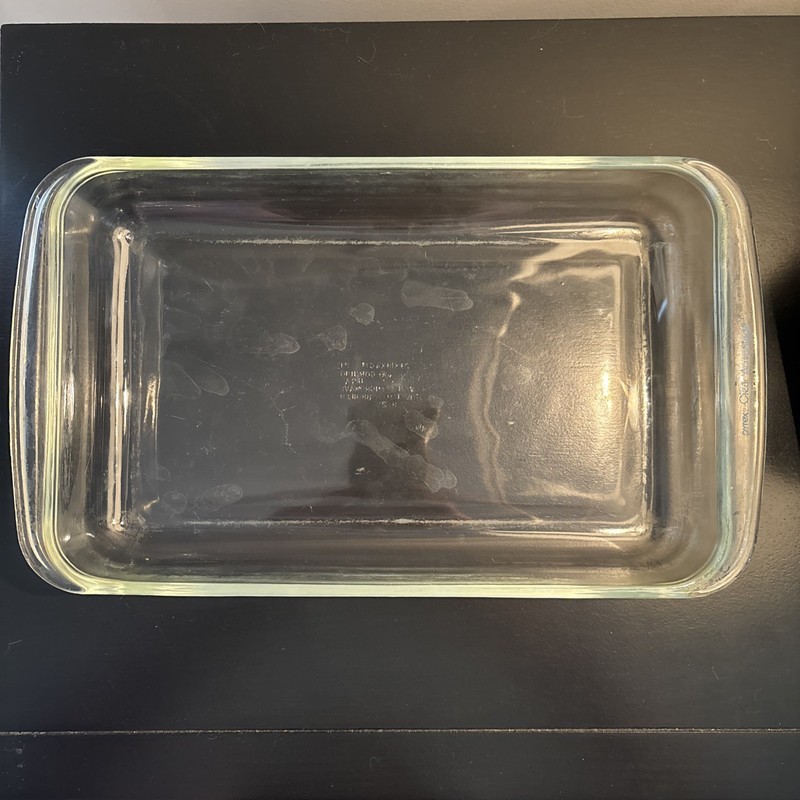 VTG PYREX 232 11 x 7 in. Granny Core Casserole Baking Dish Clear Cozy Kitchen
