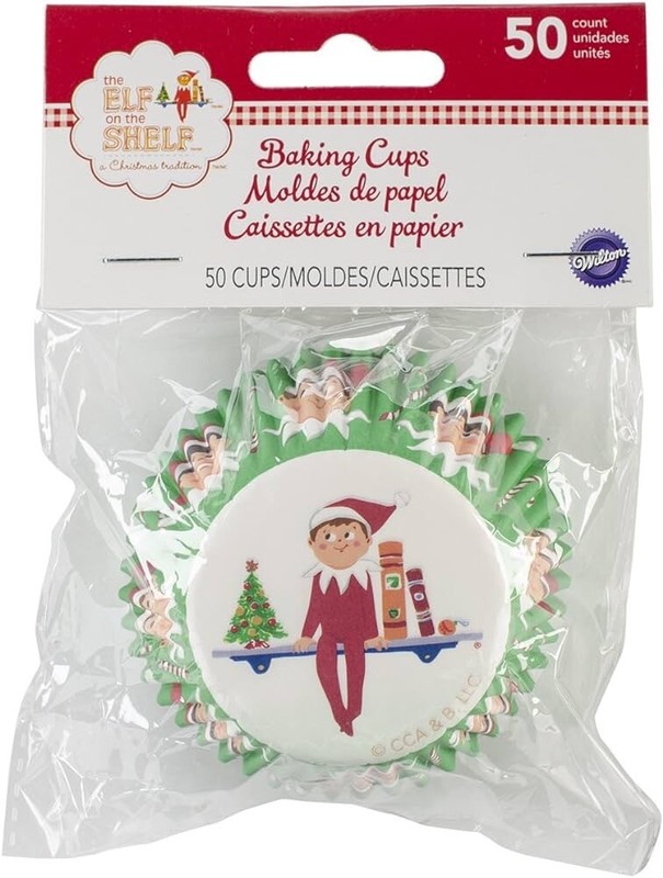 Elf ont he Shelf Christmas Standard Baking Cup 50 ct from Wilton NEW gallery