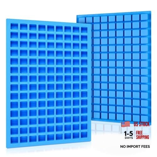 Square Silicone Candy Molds – Mini Silicone Molds for Hard Candy, Chocolate, 2