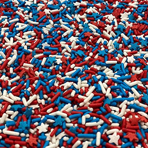 Stars & Stripes for Decorating, Baking, and Toppings in Blue, White, Red gallery