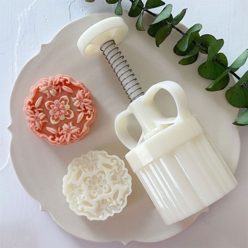 Mung Bean Cake Model Printed with Embossed Ice-skin Pastry Baking Grinding Tool gallery