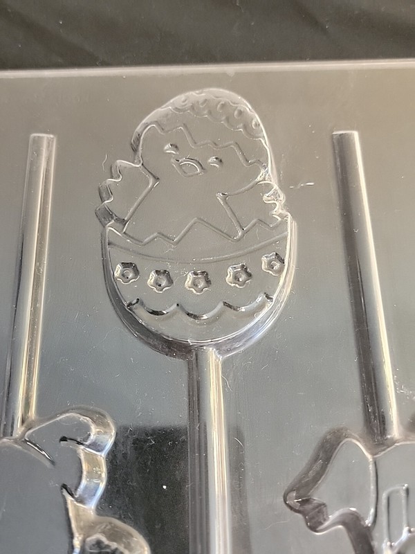ILA Easter Hatching Chicken Egg Bunny Rabbit Chocolate Candy Lollipop Mold gallery