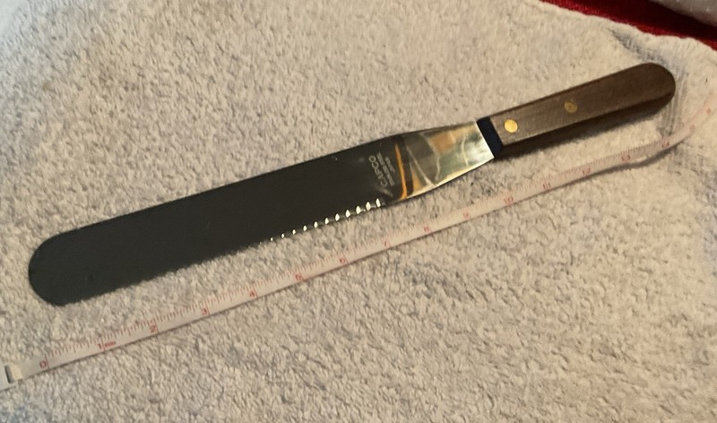 Cake Icing Spatula Cake Slicer 10” Flexible Stainless Steel Blade CAPCO Japan