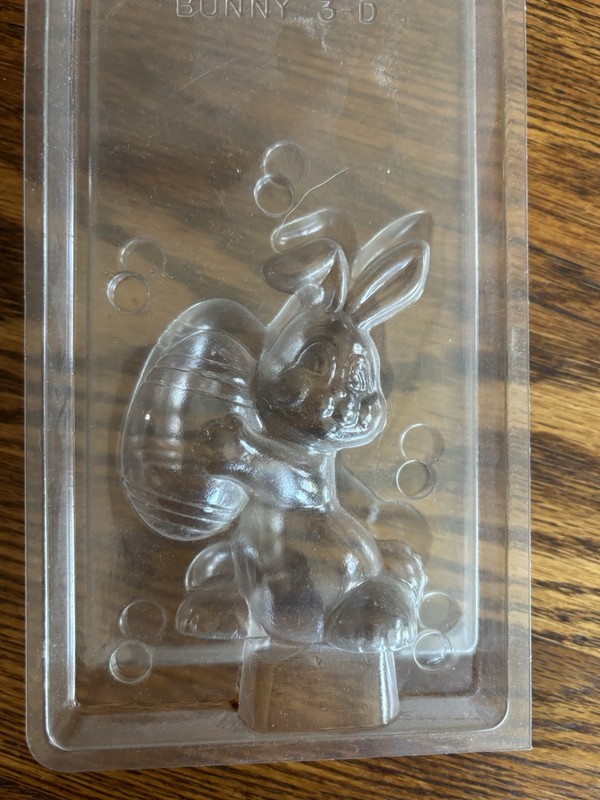 Easter Plastic Candy Mold Lot-Vintage- Hollow Or Solid With Clips 9. (Lot # 5) gallery