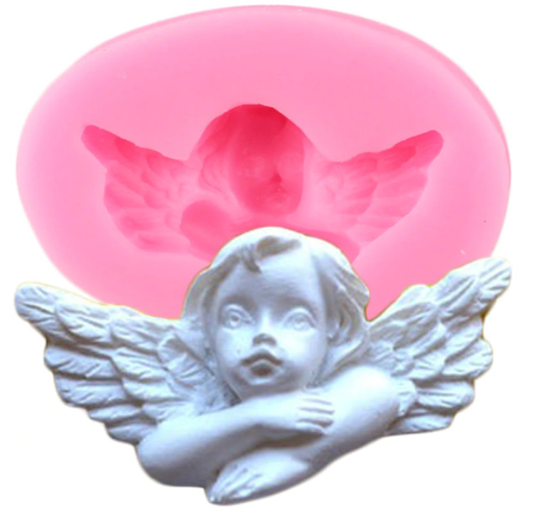 Angel Cupid Valentines Silicone Mold Fondant Chocolate Cake Decor Resin Charm gallery