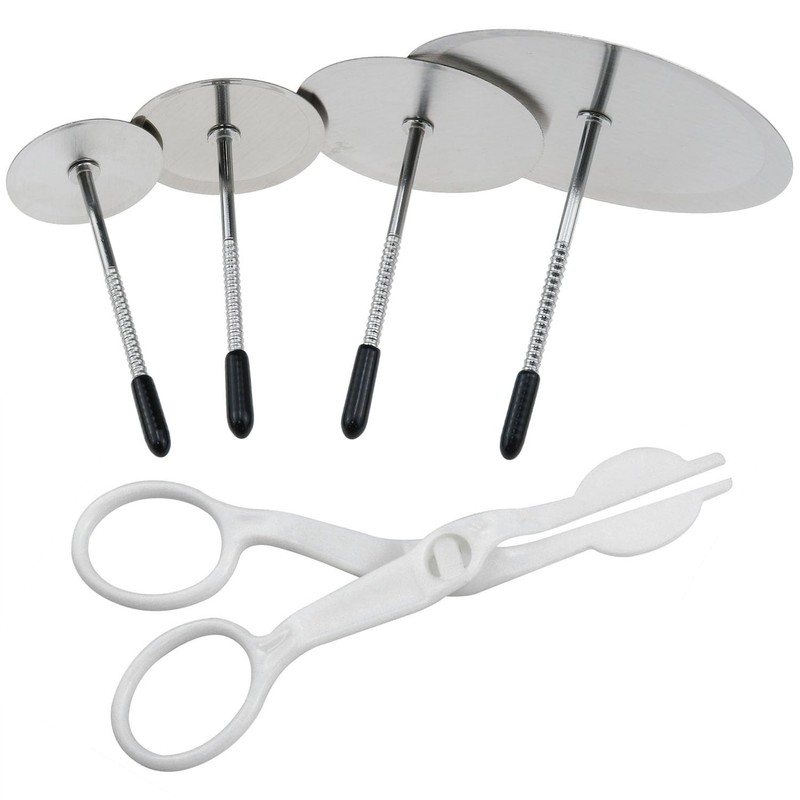 Cake Flower Nail And Lifters Set Stainless Steel Decorating Baking 5 PCS
