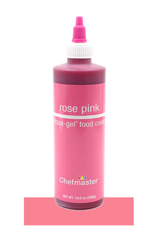 Chefmaster Rose Pink – Liquua Gel / Food Color – 10.5oz(298g)