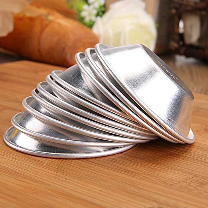 25 Pieces Egg Tart Molds Tiny Pie Tartlets Dessert Mold Pans Tin Puto Cup Bakewa gallery
