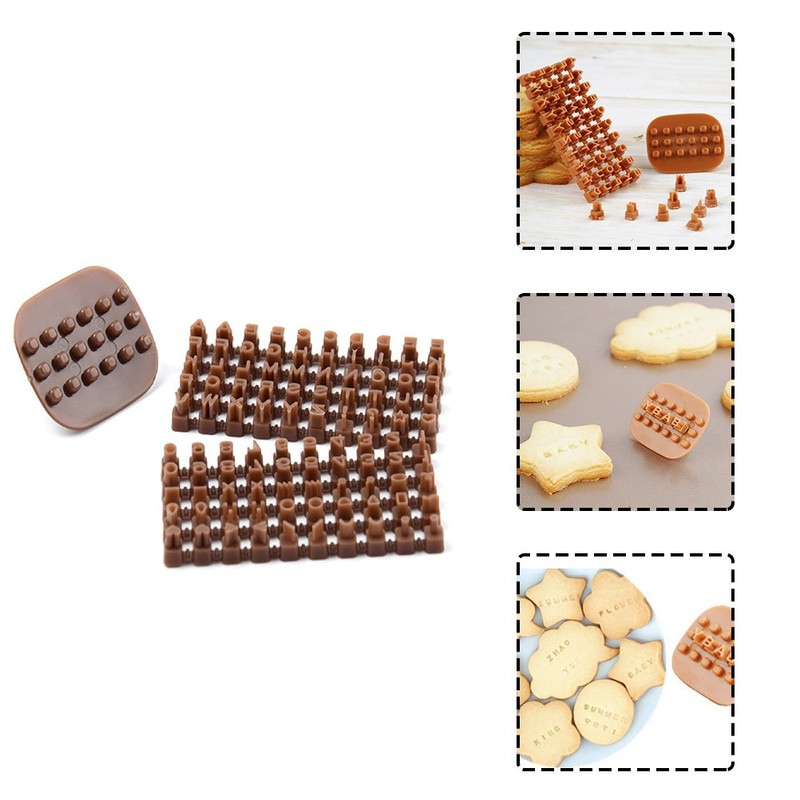 3 Pcs Mini Letter Stamps Alphabet Seal Mold Clay for Pottery Crafting gallery