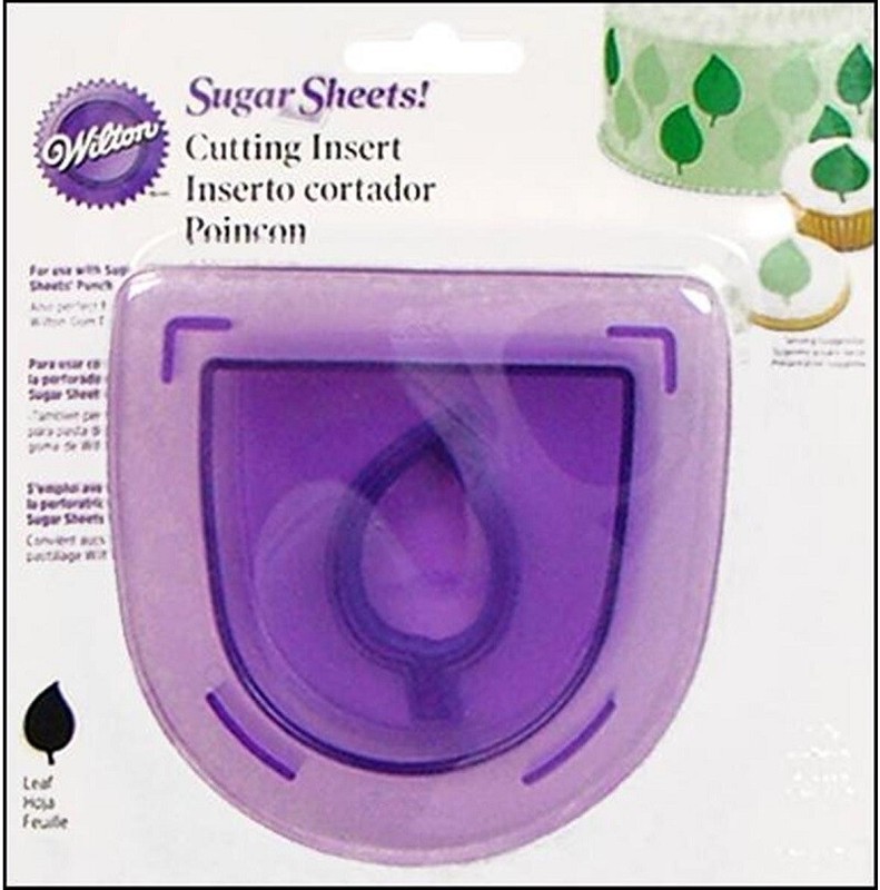 NEW – Wilton Cutting Insert LEAF For Sugar Sheets