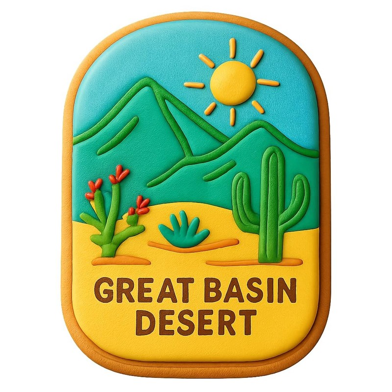 Great Basin Desert Landscape Cookie Cutter – 4×3″ Premium Baking Fun