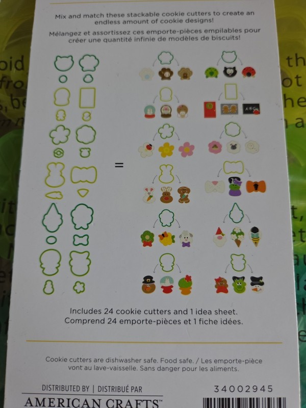 Sweet Sugarbelle 24 Pc Stackers Cookie Cutter Set Shapes & Flower Designs NEW gallery