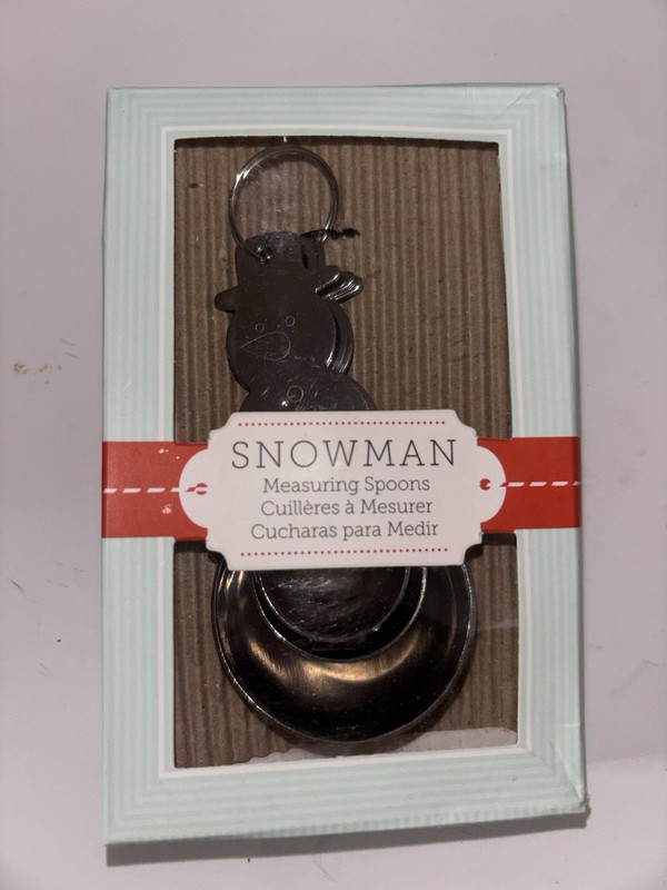 Kate Aspen Snowmen measuring Spoon Set NIB gallery