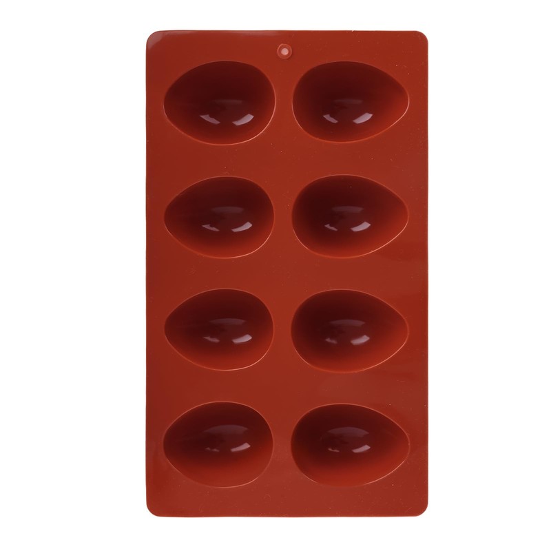 1PC 8-Cavity Easter Egg Shape Silicone Molds, Baking Supplies for DIY Cake De…