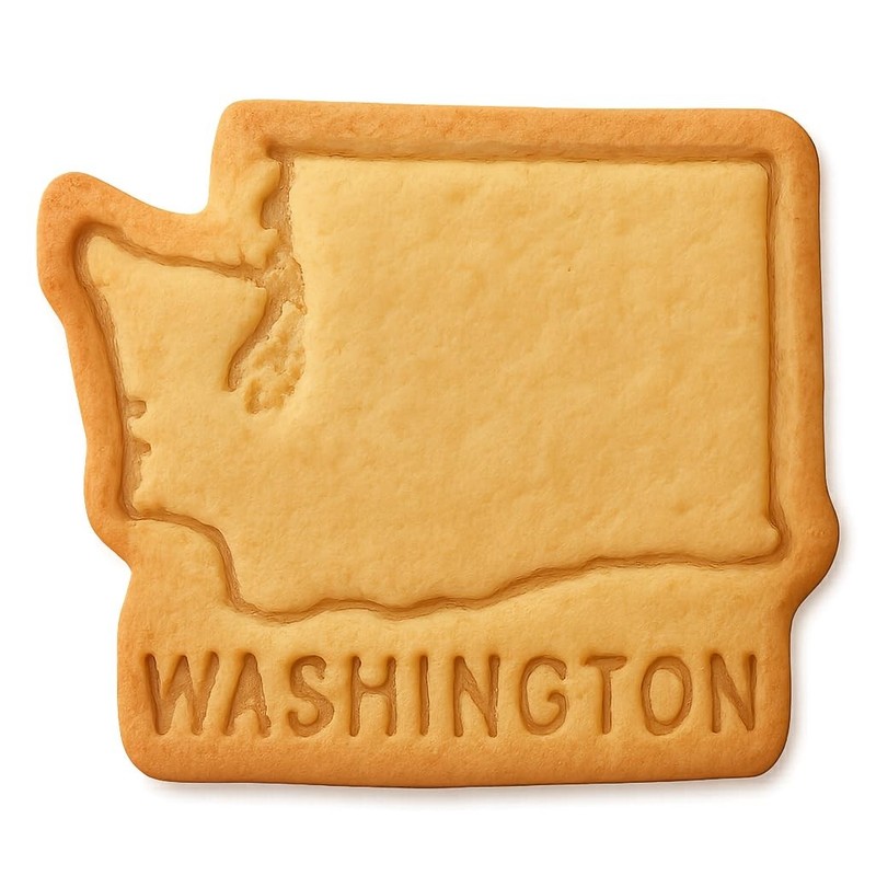 Classic Washington Bust Cookie Cutter & Stamp, Fondant & Clay - 4x3