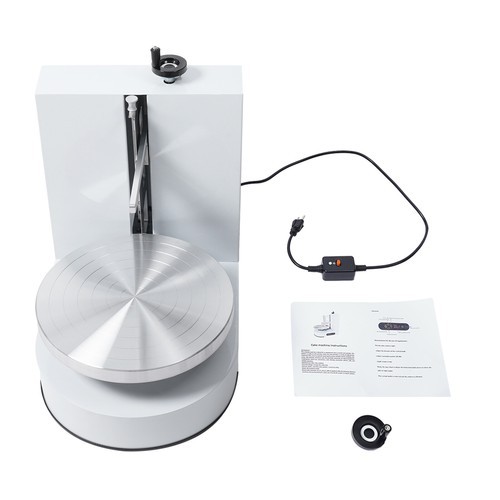 Cake Cream Smooth Coating Spreading Machine Tabletop Cake Decorating Machine gallery