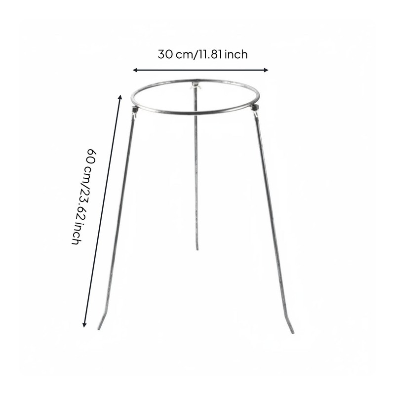 Bag Holder Stand Sturdy Duty Bag Filling Frame Galvanized Steel for Field Work gallery