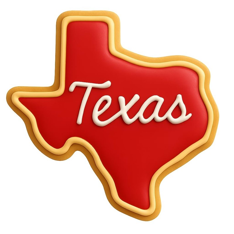Classic Texas Cookie Cutter & Stamp, Fondant & Clay - 4x3.5 gallery