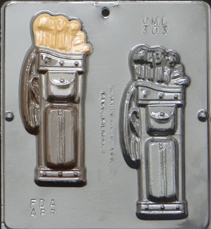 Golf Bag Chocolate Candy Mold 303 NEW