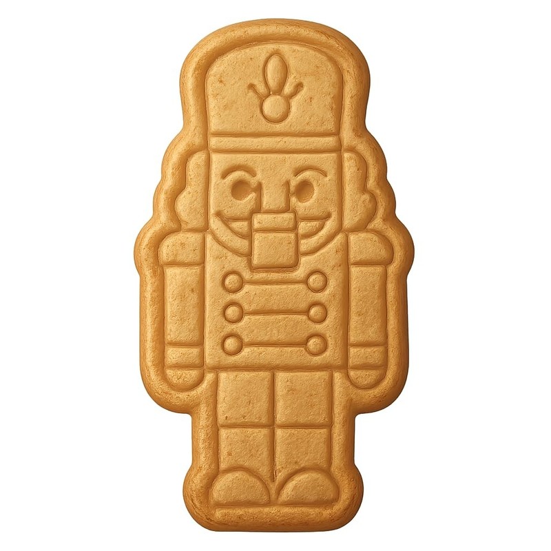 Festive Nutcracker Cookie Cutter & Stamp - 2.2x4 gallery