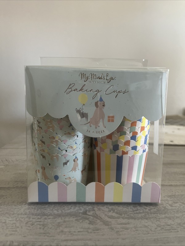 My Mind Eyes Paper Goods Baking Cups 36 Pieces Cupcake Liner Muffin New Open Box