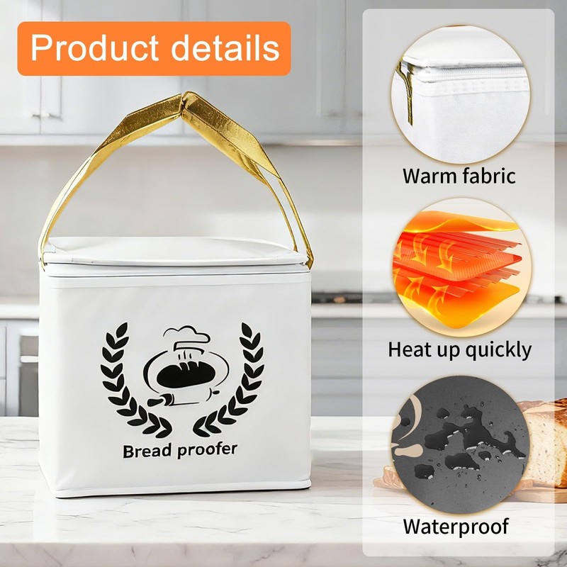 Bread Proofer Heating Pad with Warming Box, Winter Sourdough Dough Proofing B... gallery