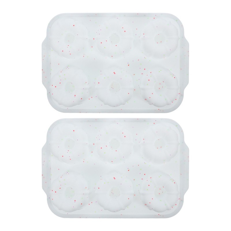 2 Pcs Silicone Baking Mold Cake Molds for Donut Pan Cupcake Moulds gallery