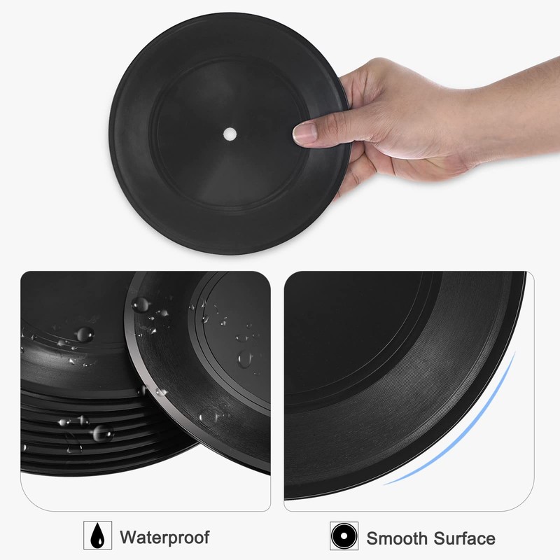 Patikil Blank Vinyl Records 7 Inch 20 Pack Cd Fake Vinyl Records For Wall gallery