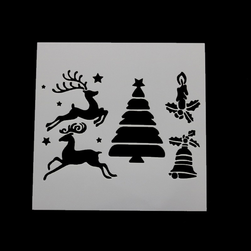 Cake Molds Christmas DIY Baking Cake Stencils Templates Wedding Birthday Durable gallery