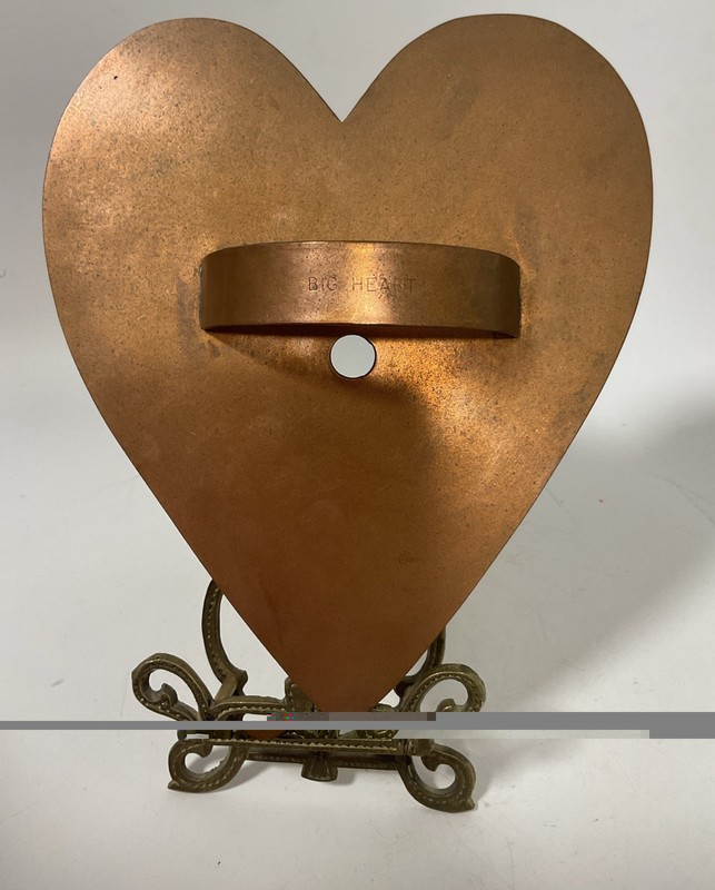 Martha Stewart Living Copper BIG HEART Cookie Cutter w/ Handle 8” H gallery
