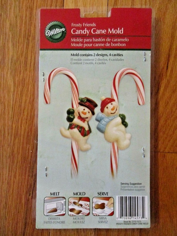 Wilton Frosty Friends Snowman Candy Cane Mold gallery
