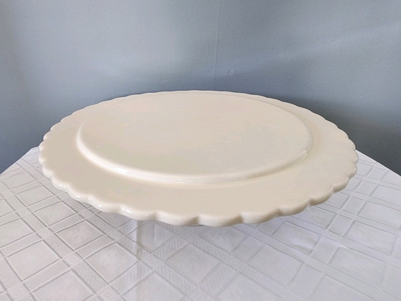 Floral Cake Stand Dome Lid Valerie Cumberland White & Pink Ceramic Cakes gallery