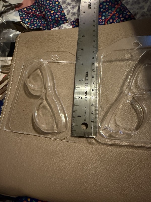 SUNGLASS MOLD For Chocolate, Fondant, Resin, Candy, Soap & Doll Glasses x2 New gallery