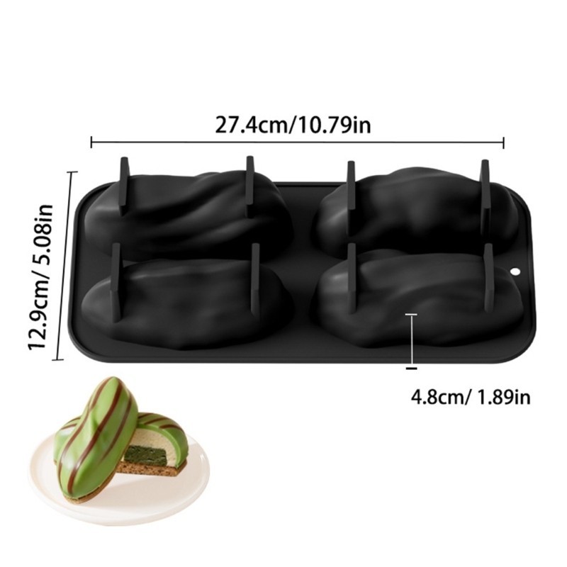 Unique Pistachios Shape Silicone Baking Molds For Professional And Home Use gallery