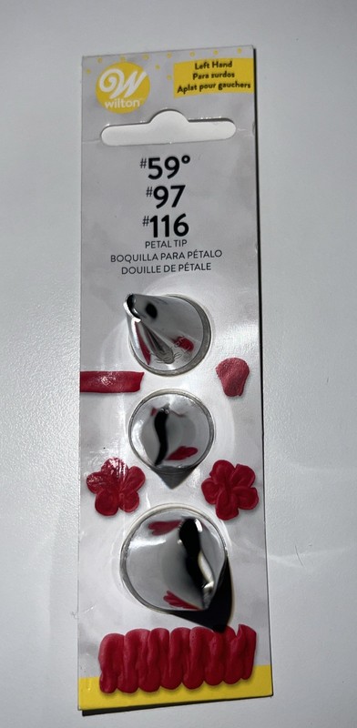Wilton Piping Tips #1M, #2A & #2D, 3-piece Stainless Steel Extra Large Tips Set gallery
