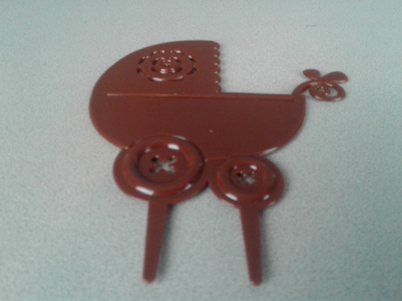 Bakery Craft Item ICX-807C Brown Baby Buggy Cake Kit - New. (55.1) gallery